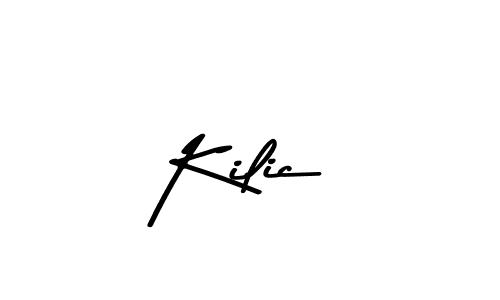 Make a beautiful signature design for name Kilic. With this signature (Asem Kandis PERSONAL USE) style, you can create a handwritten signature for free. Kilic signature style 9 images and pictures png