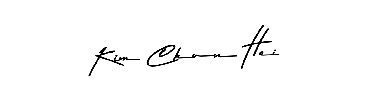 Also You can easily find your signature by using the search form. We will create Kim Chun Hei name handwritten signature images for you free of cost using Asem Kandis PERSONAL USE sign style. Kim Chun Hei signature style 9 images and pictures png