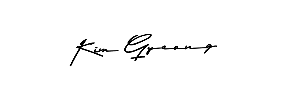 Design your own signature with our free online signature maker. With this signature software, you can create a handwritten (Asem Kandis PERSONAL USE) signature for name Kim Gyeong. Kim Gyeong signature style 9 images and pictures png