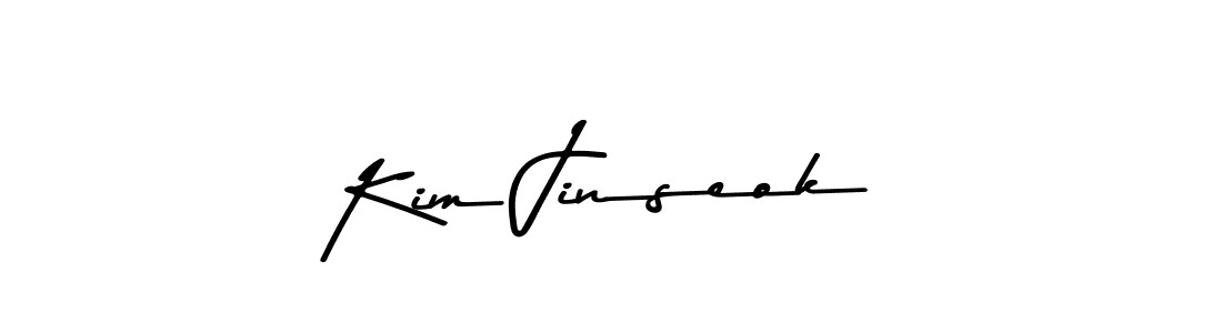 Make a beautiful signature design for name Kim Jinseok. With this signature (Asem Kandis PERSONAL USE) style, you can create a handwritten signature for free. Kim Jinseok signature style 9 images and pictures png