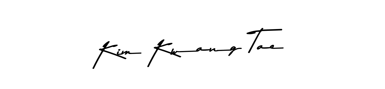 Kim Kwang Tae stylish signature style. Best Handwritten Sign (Asem Kandis PERSONAL USE) for my name. Handwritten Signature Collection Ideas for my name Kim Kwang Tae. Kim Kwang Tae signature style 9 images and pictures png