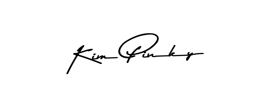 Use a signature maker to create a handwritten signature online. With this signature software, you can design (Asem Kandis PERSONAL USE) your own signature for name Kim Pinky. Kim Pinky signature style 9 images and pictures png