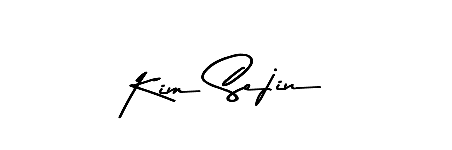Make a beautiful signature design for name Kim Sejin. With this signature (Asem Kandis PERSONAL USE) style, you can create a handwritten signature for free. Kim Sejin signature style 9 images and pictures png