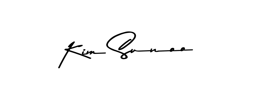 Design your own signature with our free online signature maker. With this signature software, you can create a handwritten (Asem Kandis PERSONAL USE) signature for name Kim Sunoo. Kim Sunoo signature style 9 images and pictures png