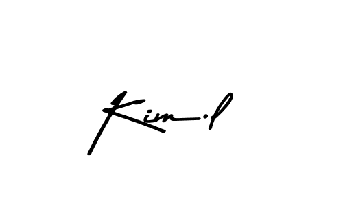 The best way (Asem Kandis PERSONAL USE) to make a short signature is to pick only two or three words in your name. The name Kim.l include a total of six letters. For converting this name. Kim.l signature style 9 images and pictures png