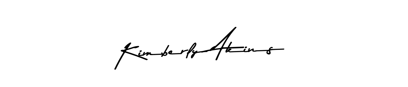 You should practise on your own different ways (Asem Kandis PERSONAL USE) to write your name (Kimberly Akins) in signature. don't let someone else do it for you. Kimberly Akins signature style 9 images and pictures png