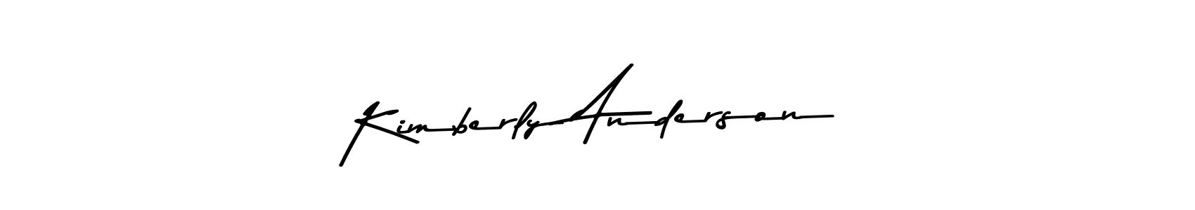 Use a signature maker to create a handwritten signature online. With this signature software, you can design (Asem Kandis PERSONAL USE) your own signature for name Kimberly Anderson. Kimberly Anderson signature style 9 images and pictures png