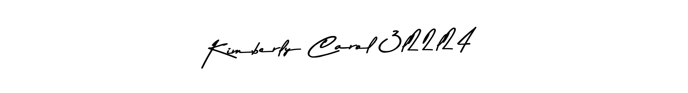 Use a signature maker to create a handwritten signature online. With this signature software, you can design (Asem Kandis PERSONAL USE) your own signature for name Kimberly Carol 3l22l24. Kimberly Carol 3l22l24 signature style 9 images and pictures png