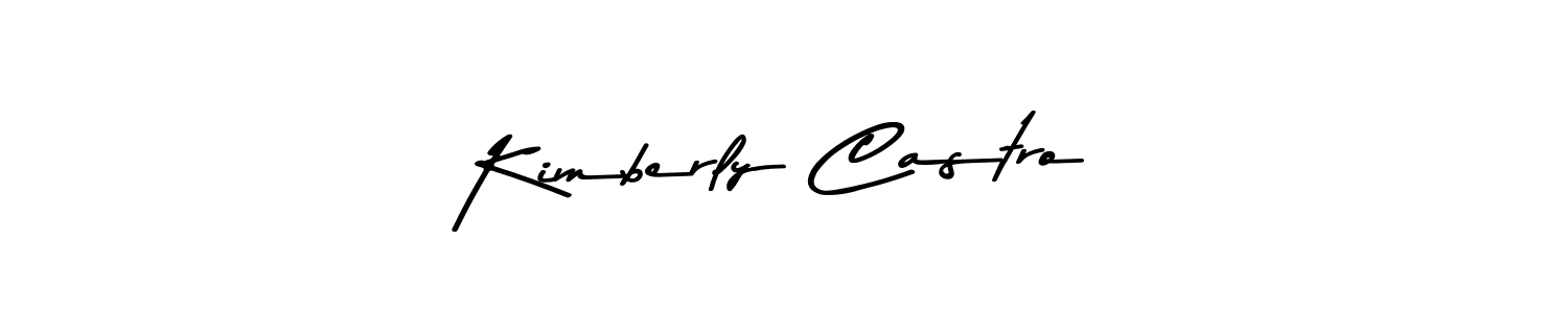 Design your own signature with our free online signature maker. With this signature software, you can create a handwritten (Asem Kandis PERSONAL USE) signature for name Kimberly Castro. Kimberly Castro signature style 9 images and pictures png