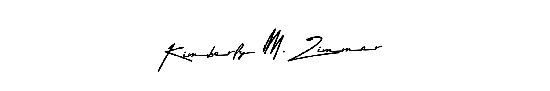 Kimberly M. Zimmer stylish signature style. Best Handwritten Sign (Asem Kandis PERSONAL USE) for my name. Handwritten Signature Collection Ideas for my name Kimberly M. Zimmer. Kimberly M. Zimmer signature style 9 images and pictures png