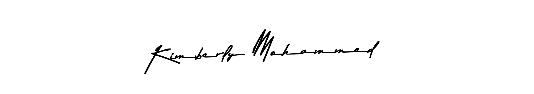 Use a signature maker to create a handwritten signature online. With this signature software, you can design (Asem Kandis PERSONAL USE) your own signature for name Kimberly Mohammed. Kimberly Mohammed signature style 9 images and pictures png