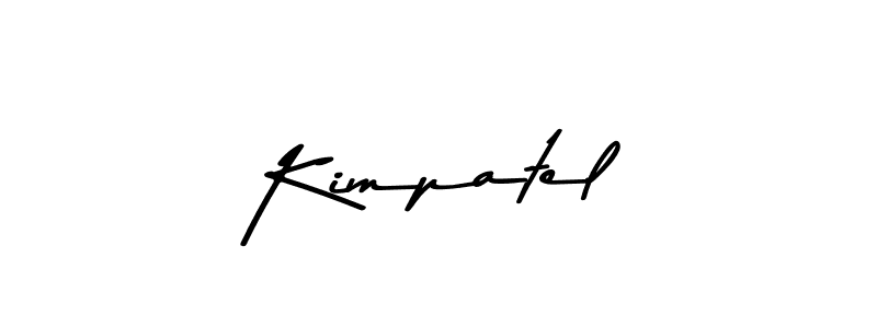Make a beautiful signature design for name Kimpatel. With this signature (Asem Kandis PERSONAL USE) style, you can create a handwritten signature for free. Kimpatel signature style 9 images and pictures png