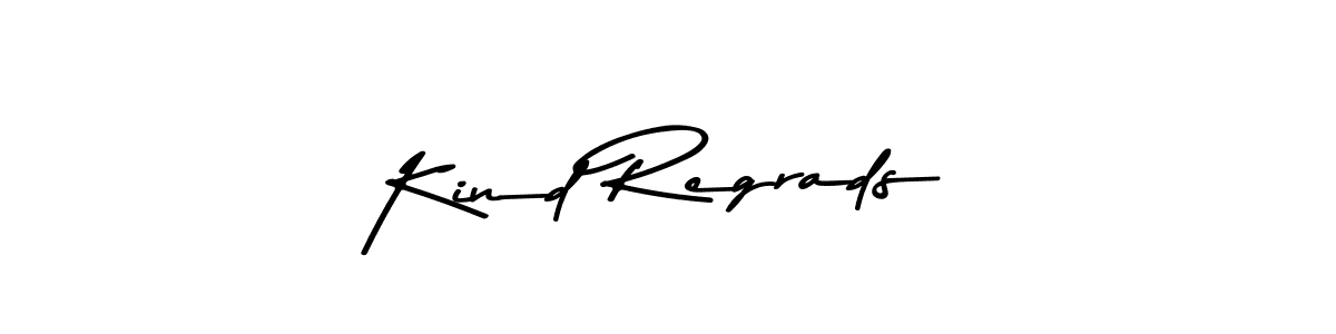 Similarly Asem Kandis PERSONAL USE is the best handwritten signature design. Signature creator online .You can use it as an online autograph creator for name Kind Regrads. Kind Regrads signature style 9 images and pictures png