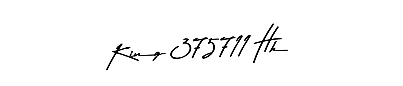 The best way (Asem Kandis PERSONAL USE) to make a short signature is to pick only two or three words in your name. The name King 375711 Hh include a total of six letters. For converting this name. King 375711 Hh signature style 9 images and pictures png