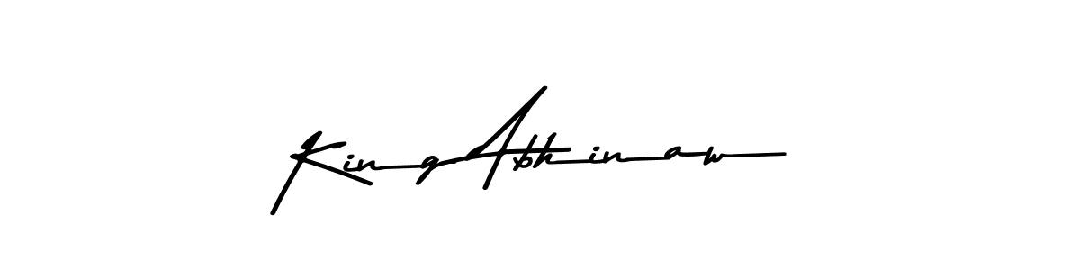 How to Draw King Abhinaw signature style? Asem Kandis PERSONAL USE is a latest design signature styles for name King Abhinaw. King Abhinaw signature style 9 images and pictures png