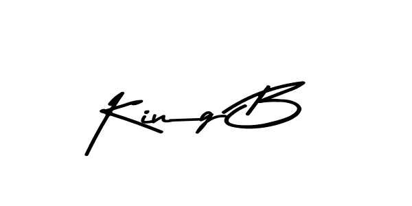 King B stylish signature style. Best Handwritten Sign (Asem Kandis PERSONAL USE) for my name. Handwritten Signature Collection Ideas for my name King B. King B signature style 9 images and pictures png