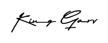 Build your personal autograph collection for name King Garv with Asem Kandis PERSONAL USE design. Browse, select, and save your favorites. King Garv signature style 9 images and pictures png
