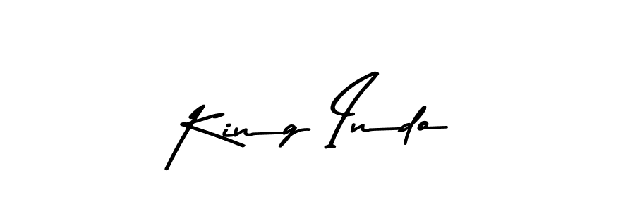 Make a beautiful signature design for name King Indo. With this signature (Asem Kandis PERSONAL USE) style, you can create a handwritten signature for free. King Indo signature style 9 images and pictures png