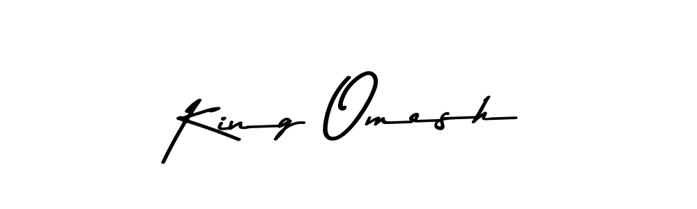 King Omesh stylish signature style. Best Handwritten Sign (Asem Kandis PERSONAL USE) for my name. Handwritten Signature Collection Ideas for my name King Omesh. King Omesh signature style 9 images and pictures png