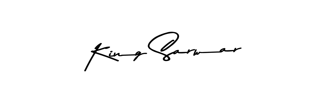 Here are the top 10 professional signature styles for the name King Sarwar. These are the best autograph styles you can use for your name. King Sarwar signature style 9 images and pictures png