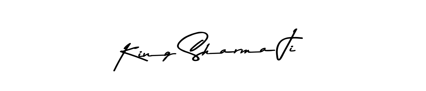 Also we have King Sharma Ji name is the best signature style. Create professional handwritten signature collection using Asem Kandis PERSONAL USE autograph style. King Sharma Ji signature style 9 images and pictures png