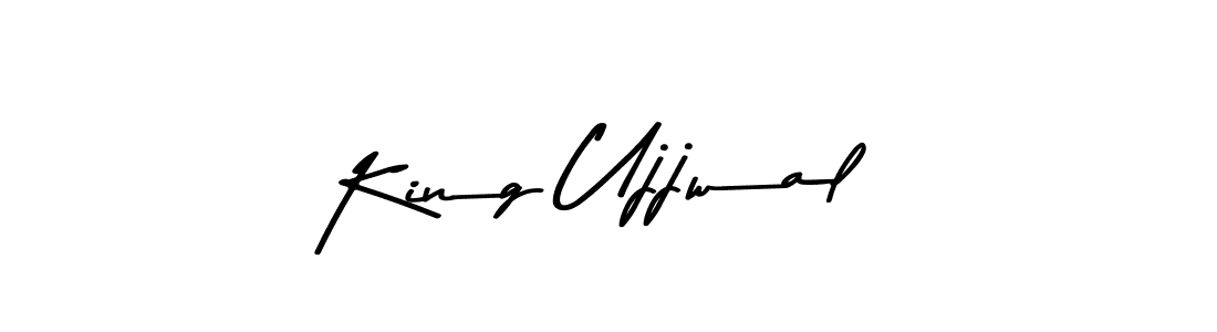 This is the best signature style for the King Ujjwal name. Also you like these signature font (Asem Kandis PERSONAL USE). Mix name signature. King Ujjwal signature style 9 images and pictures png