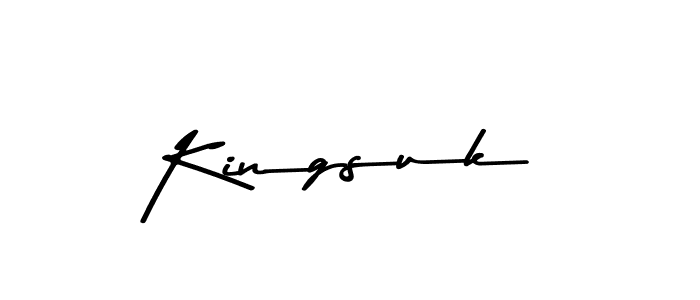Also we have Kingsuk name is the best signature style. Create professional handwritten signature collection using Asem Kandis PERSONAL USE autograph style. Kingsuk signature style 9 images and pictures png