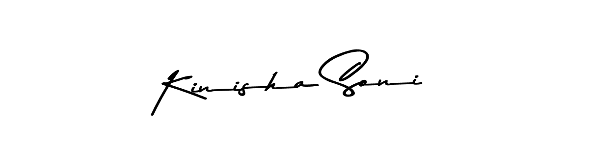 Use a signature maker to create a handwritten signature online. With this signature software, you can design (Asem Kandis PERSONAL USE) your own signature for name Kinisha Soni. Kinisha Soni signature style 9 images and pictures png