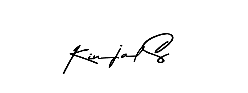 You should practise on your own different ways (Asem Kandis PERSONAL USE) to write your name (Kinjal S) in signature. don't let someone else do it for you. Kinjal S signature style 9 images and pictures png