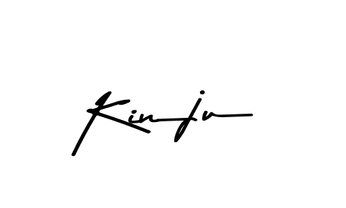 Asem Kandis PERSONAL USE is a professional signature style that is perfect for those who want to add a touch of class to their signature. It is also a great choice for those who want to make their signature more unique. Get Kinju name to fancy signature for free. Kinju signature style 9 images and pictures png