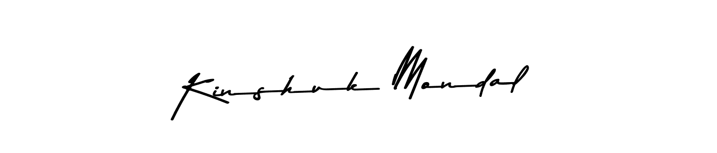 Design your own signature with our free online signature maker. With this signature software, you can create a handwritten (Asem Kandis PERSONAL USE) signature for name Kinshuk Mondal. Kinshuk Mondal signature style 9 images and pictures png