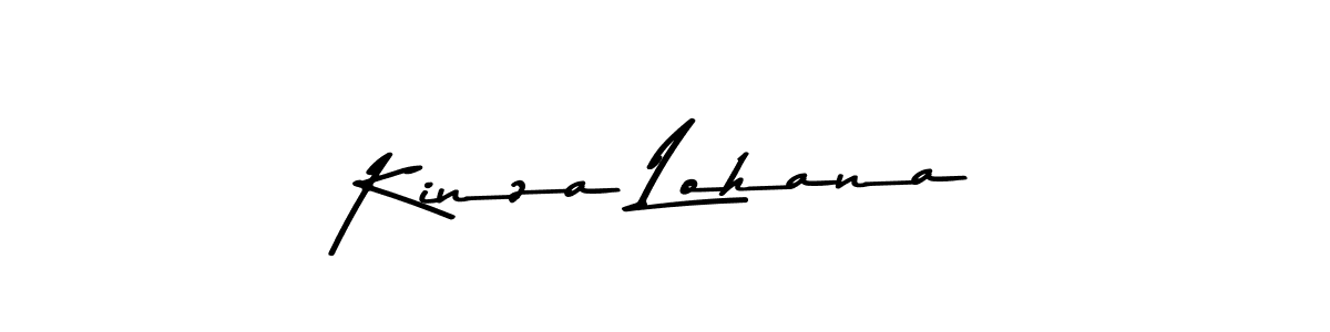 Here are the top 10 professional signature styles for the name Kinza Lohana. These are the best autograph styles you can use for your name. Kinza Lohana signature style 9 images and pictures png