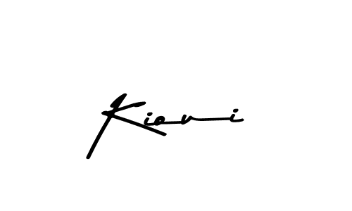 How to make Kioui name signature. Use Asem Kandis PERSONAL USE style for creating short signs online. This is the latest handwritten sign. Kioui signature style 9 images and pictures png