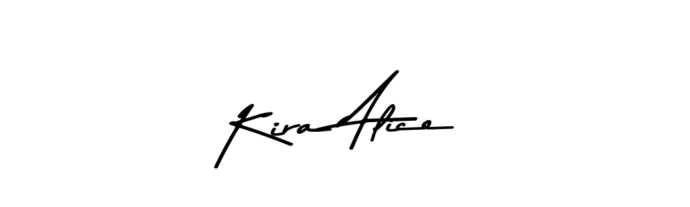 How to make Kira Alice signature? Asem Kandis PERSONAL USE is a professional autograph style. Create handwritten signature for Kira Alice name. Kira Alice signature style 9 images and pictures png