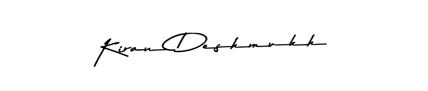 Make a short Kiran Deshmukh signature style. Manage your documents anywhere anytime using Asem Kandis PERSONAL USE. Create and add eSignatures, submit forms, share and send files easily. Kiran Deshmukh signature style 9 images and pictures png