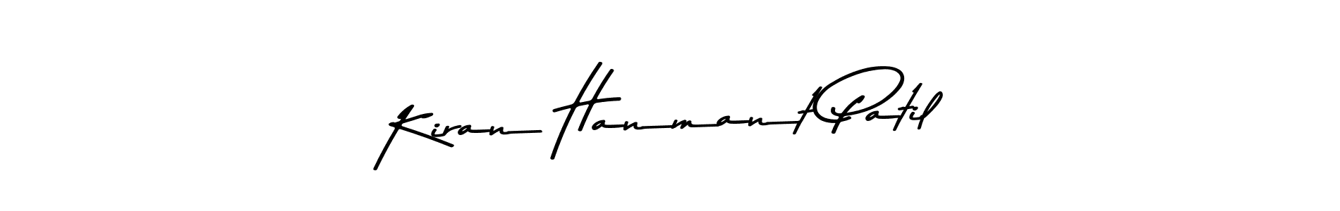 Use a signature maker to create a handwritten signature online. With this signature software, you can design (Asem Kandis PERSONAL USE) your own signature for name Kiran Hanmant Patil. Kiran Hanmant Patil signature style 9 images and pictures png