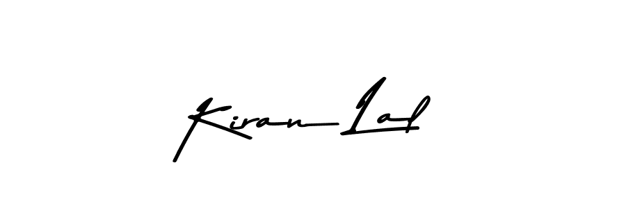 How to make Kiran Lal name signature. Use Asem Kandis PERSONAL USE style for creating short signs online. This is the latest handwritten sign. Kiran Lal signature style 9 images and pictures png