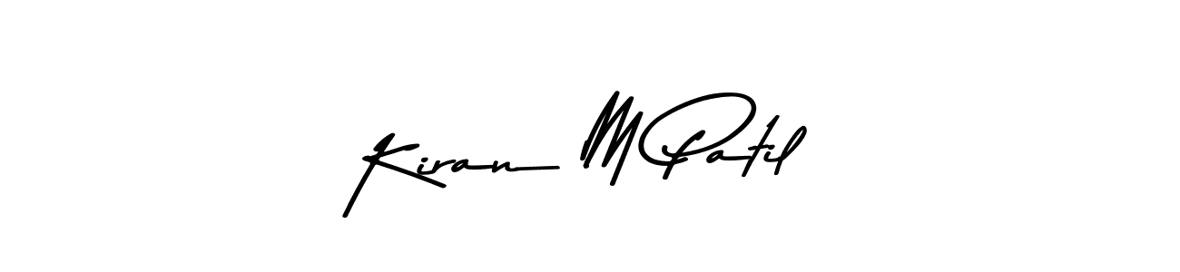 Also You can easily find your signature by using the search form. We will create Kiran M Patil name handwritten signature images for you free of cost using Asem Kandis PERSONAL USE sign style. Kiran M Patil signature style 9 images and pictures png