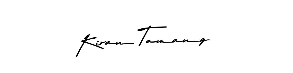 The best way (Asem Kandis PERSONAL USE) to make a short signature is to pick only two or three words in your name. The name Kiran Tamang include a total of six letters. For converting this name. Kiran Tamang signature style 9 images and pictures png