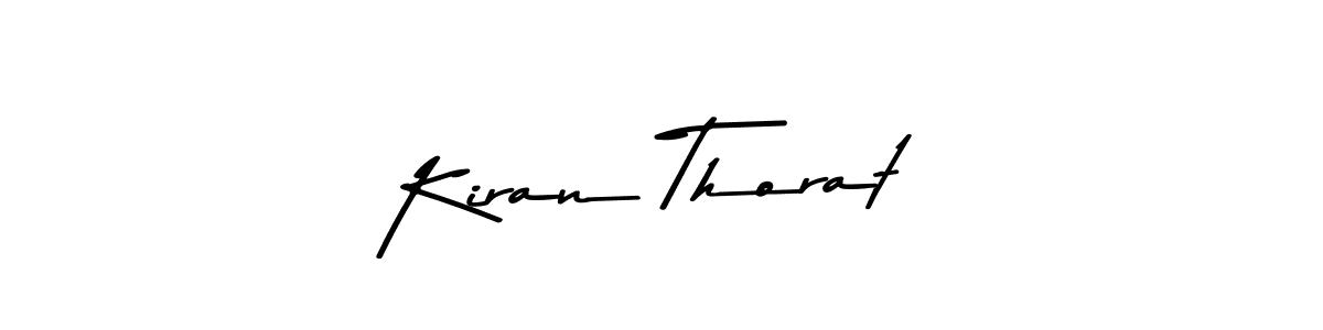 Here are the top 10 professional signature styles for the name Kiran Thorat. These are the best autograph styles you can use for your name. Kiran Thorat signature style 9 images and pictures png