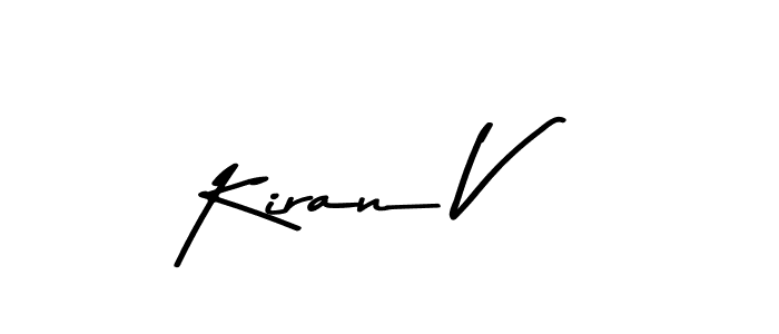 You should practise on your own different ways (Asem Kandis PERSONAL USE) to write your name (Kiran V) in signature. don't let someone else do it for you. Kiran V signature style 9 images and pictures png