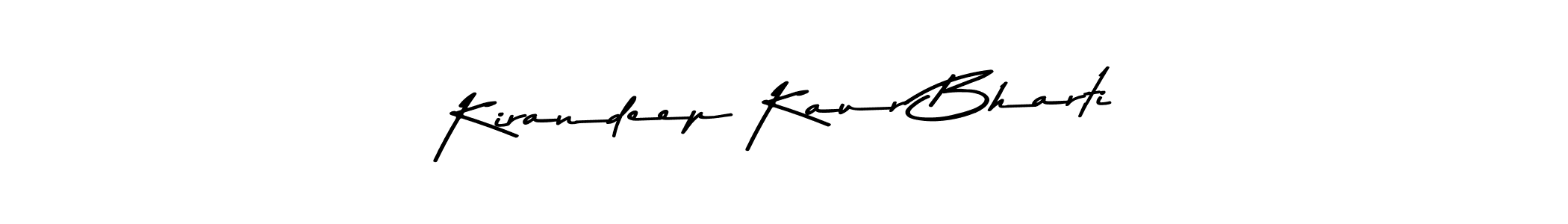 Kirandeep Kaur Bharti stylish signature style. Best Handwritten Sign (Asem Kandis PERSONAL USE) for my name. Handwritten Signature Collection Ideas for my name Kirandeep Kaur Bharti. Kirandeep Kaur Bharti signature style 9 images and pictures png