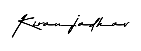Style your name Kiranjadhav with confidence using Asem Kandis PERSONAL USE signature design. Simple, elegant, and ready for immediate document use. Kiranjadhav signature style 9 images and pictures png