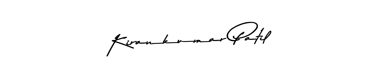 How to make Kirankumar Patil name signature. Use Asem Kandis PERSONAL USE style for creating short signs online. This is the latest handwritten sign. Kirankumar Patil signature style 9 images and pictures png