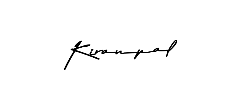 How to make Kiranpal name signature. Use Asem Kandis PERSONAL USE style for creating short signs online. This is the latest handwritten sign. Kiranpal signature style 9 images and pictures png