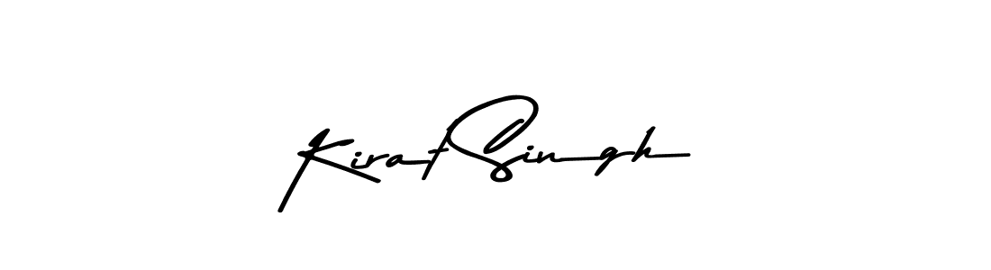 Design your own signature with our free online signature maker. With this signature software, you can create a handwritten (Asem Kandis PERSONAL USE) signature for name Kirat Singh. Kirat Singh signature style 9 images and pictures png