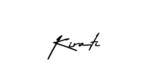 Use a signature maker to create a handwritten signature online. With this signature software, you can design (Asem Kandis PERSONAL USE) your own signature for name Kirati. Kirati signature style 9 images and pictures png
