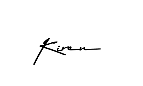 Here are the top 10 professional signature styles for the name Kiren. These are the best autograph styles you can use for your name. Kiren signature style 9 images and pictures png
