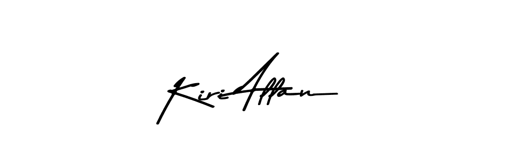 Make a beautiful signature design for name Kiri Allan. Use this online signature maker to create a handwritten signature for free. Kiri Allan signature style 9 images and pictures png
