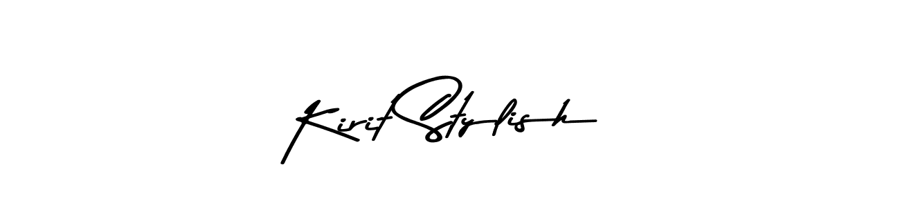 Kirit Stylish stylish signature style. Best Handwritten Sign (Asem Kandis PERSONAL USE) for my name. Handwritten Signature Collection Ideas for my name Kirit Stylish. Kirit Stylish signature style 9 images and pictures png